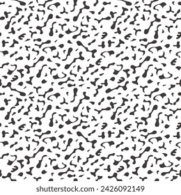 Horizontally And Vertically Seamless Abstract Vector Amorphous Pattern Illustration Isolated On A White Background. 