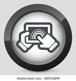 Horizzontal tablet touch