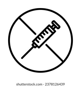 hormone free squirt vaccination Dose Icon Outline 