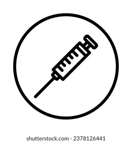 hormone free squirt vaccination Dose Icon Outline 