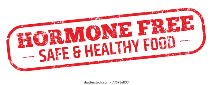 Hormone Free Stamp