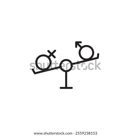 Hormone imbalance icon Outline vector for web ui