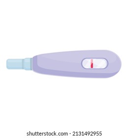 Hormone test icon cartoon vector. Pregnant negative. Digital pack