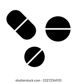 Hormone Vector Glyph Icon For Personal And Commercial Use.
