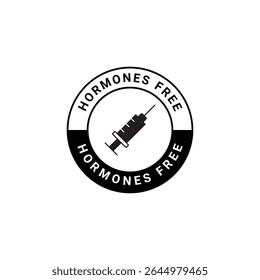 hormones free icon design vector template