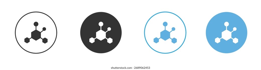 Hormones icon. Graphic icon design template