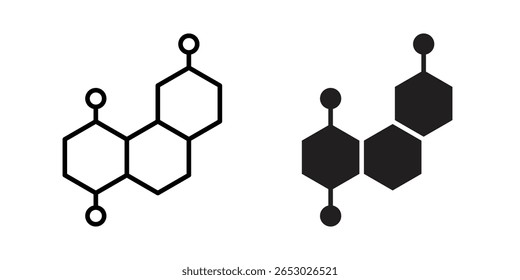 Hormones icon Logo Design Vector Template Illustration