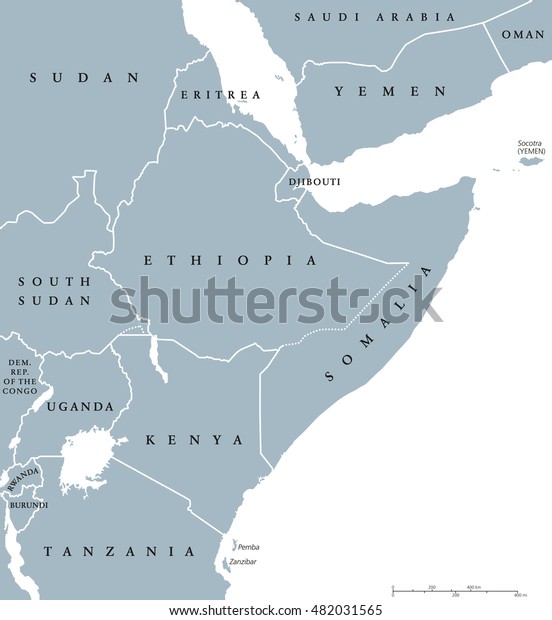 Vector De Stock Libre De Regalias Sobre Mapa Politico De Paises De La