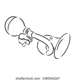 Horn Bike Vector Sketch Stock Vector (Royalty Free) 1583365267 ...