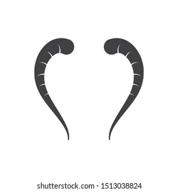 horn element vector icon illustration design