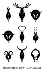 Horn Graphic Black Stock Vector (Royalty Free) 1044116026 | Shutterstock