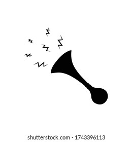 announcement horn images stock photos vectors shutterstock https www shutterstock com image vector horn icon announcement black filled vector 1743396113