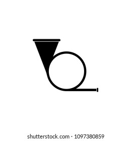 horn icon. Element of simple music icon for mobile concept and web apps. Isolated horn icon can be used for web and mobile