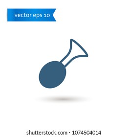 horn. horn icon. sign design. Vector EPS 10.