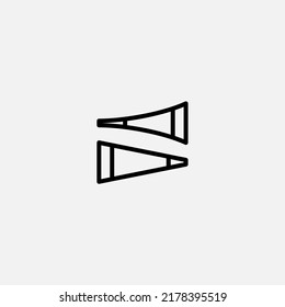 Horn icon sign vector,Symbol, logo illustration for web and mobile