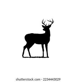 Horn icon. Simple style Christmas holiday poster background symbol. Horn brand logo design element. Horn t-shirt printing. vector for sticker.