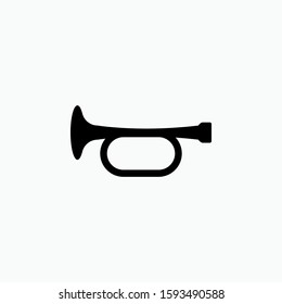 Horn Icon. Simple Vector, Sign & Trendy Symbol for Design and  Websites, Presentation or Apps Elements.