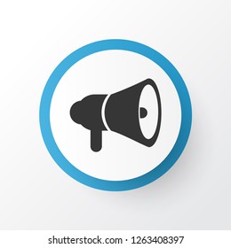 Horn icon symbol. Premium quality isolated megaphone element in trendy style.