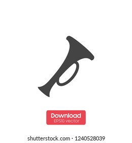 Horn icon vector