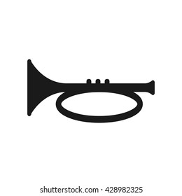 Horn icon Vector Illustration on the white background.