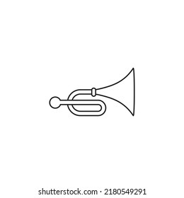 Horn icon vector illustration symbol design
