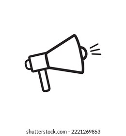Horn icon vector illustration symbol design