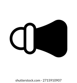 Ilustração de design de símbolo de vetor de ícone de chifre
