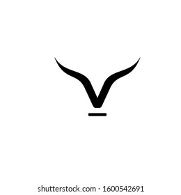 horn logo design vector template sign icon