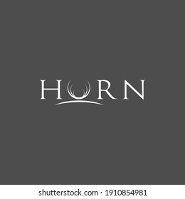 Horn Logo Vector, Abstract universal premium logo design .