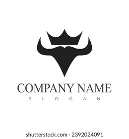 horn logo vector element and symbol design