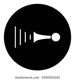 diseño de Ilustración vectorial de logotipo de bocina