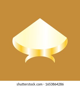 horn and pyramid logo design vector