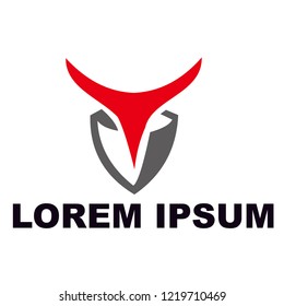 horn and shield logo