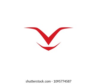 Horn Taurus Logo Template vector icon illustration