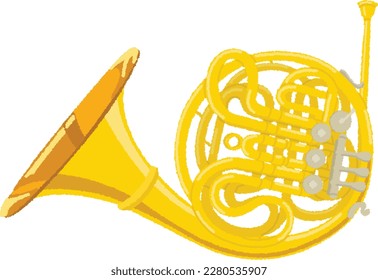 A horn is a type of brass instrument. The trumpet, trombone, tuba, etc. are among the major modern Western brass instruments.