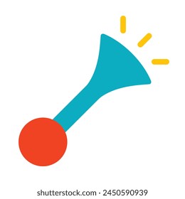 Horn Vektorgrafik Flat Icon Design Vektorgrafik Flat Icon Design
