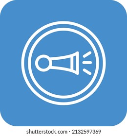 Horn Vector Icon Design Illustration