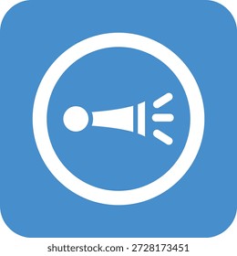 Ilustración de diseño de icono de Vector de cuerno