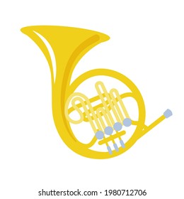 Horn. Vector illustration that is easy to edit.