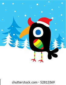 hornbill in christmas