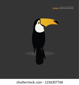 hornbill icon.vector illustration.