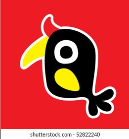 hornbill sticker