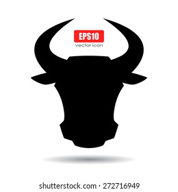 Horned bull icon