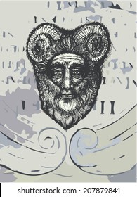 Horned Deity Grunge