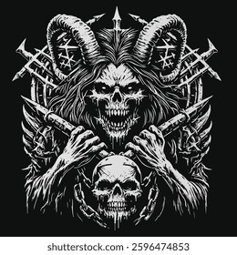 a horned demon who is controlling the mind