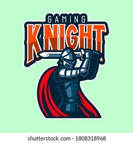 Horned Knight Gaming Template Graphics Design Esport Logo