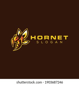 hornet bee gaming logo design