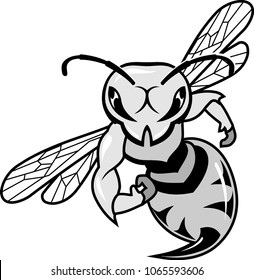 Hornet Bee Mascot