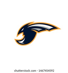 Eagle Head Logo Mascot Stock Vector (royalty Free) 448788949