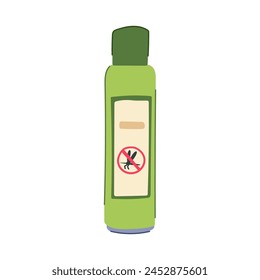 hornet insect repellent cartoon. gnat chigger, flea lice, bedbug cockroach  sign. isolated symbol vector illustration